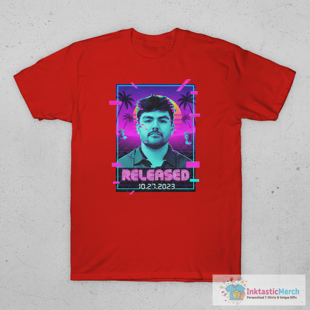 Nick Fuentes Mugshot Released T-Shirt 1 Nick Fuentes Mugshot Released T-Shirt