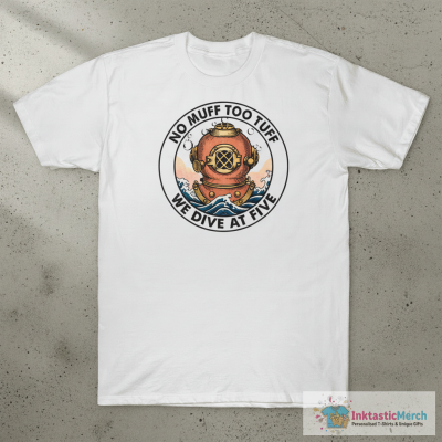 No muff too tuff we dive at five shirt