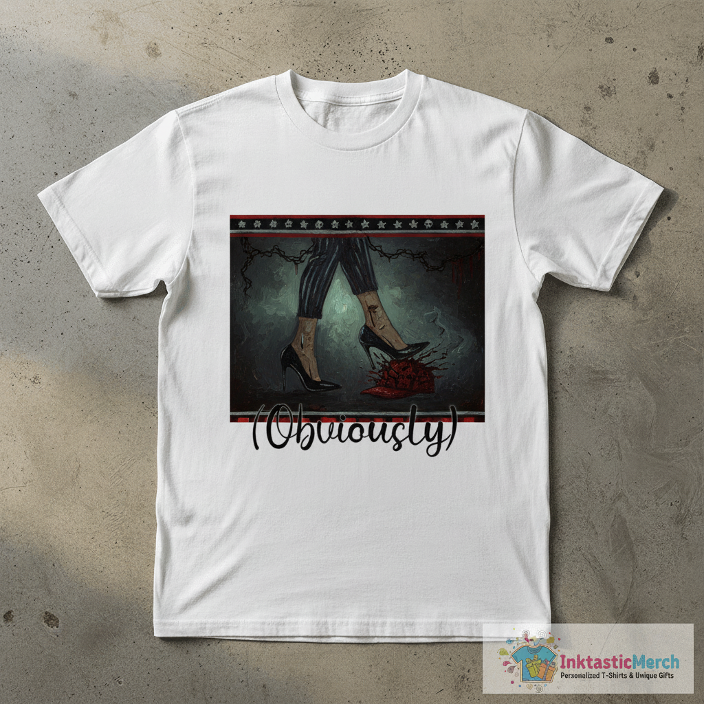 Obviously Kamala Harris With High Heels Stepping On Red Hat Yard Sign 1 Obviously Kamala Harris With High Heels Stepping On Red Hat Yard Sign