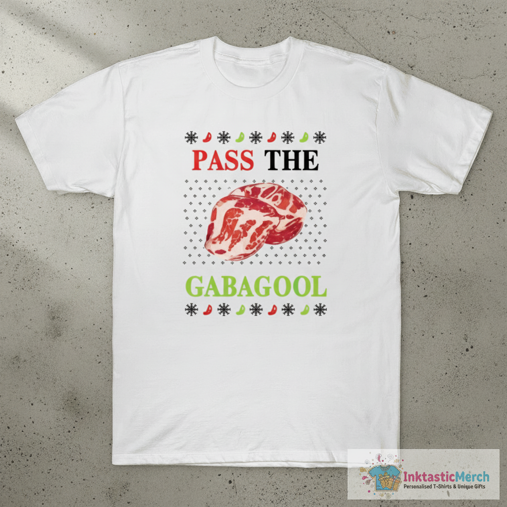 Pass the gabagool Christmas sweater 1 Pass the gabagool Christmas sweater