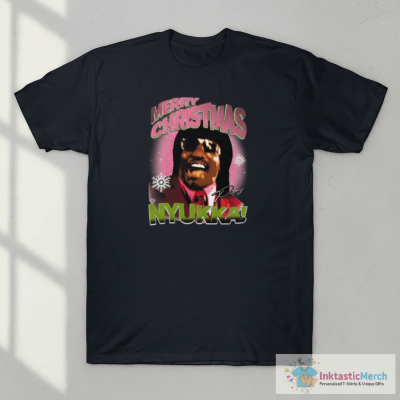 Pinky Merry Christmas Nyukka Shirt