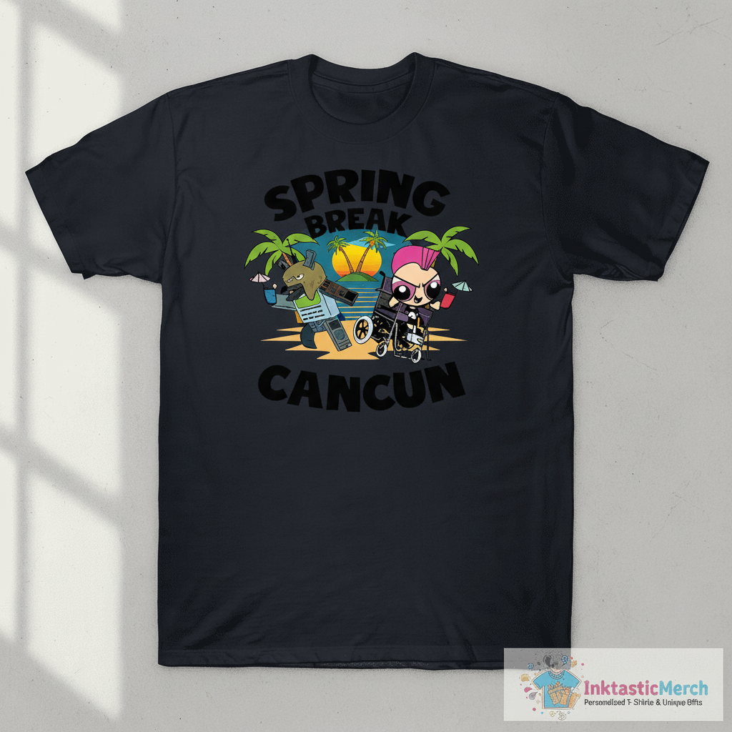Powerpuff girls spring break cancun shirt 1 Powerpuff girls spring break cancun shirt