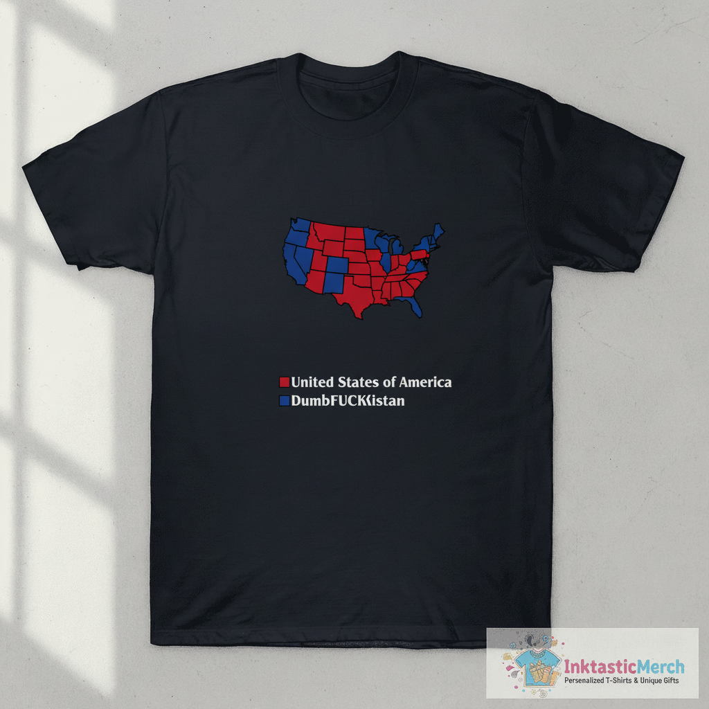 Red United States Of America Blue Dumfuckistan 2024 T-Shirt 1 Red United States Of America Blue Dumfuckistan 2024 T-Shirt