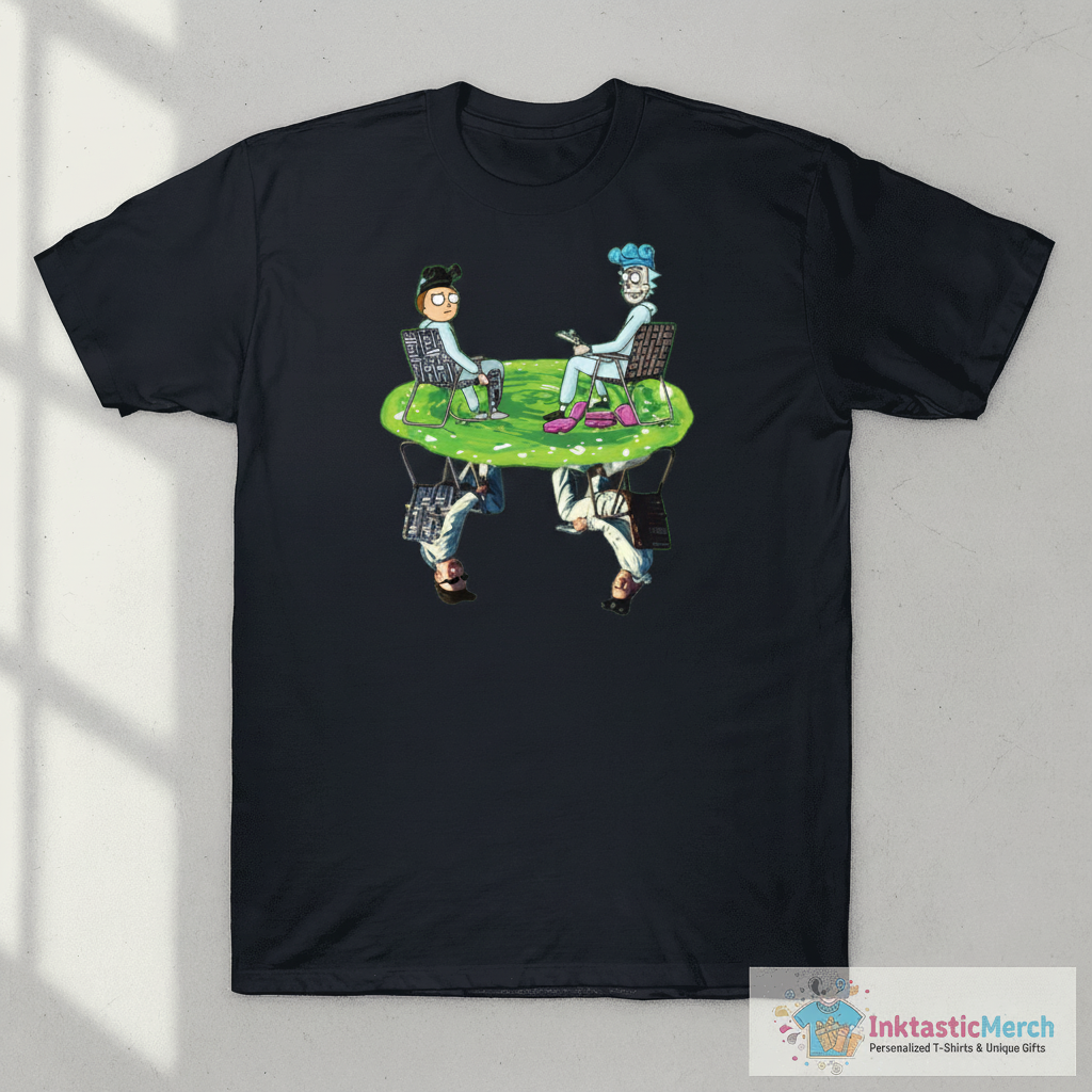 Rick and Morty Reflection Breaking Bad shirt 1 Rick and Morty Reflection Breaking Bad shirt