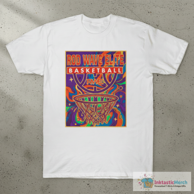 Rod Wave Elite Basketball Rwe Logo T-Shirt