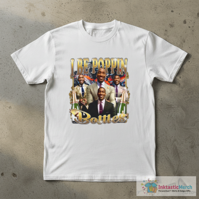 Shannon Sharpe I Be Poppin Bottles T-Shirt