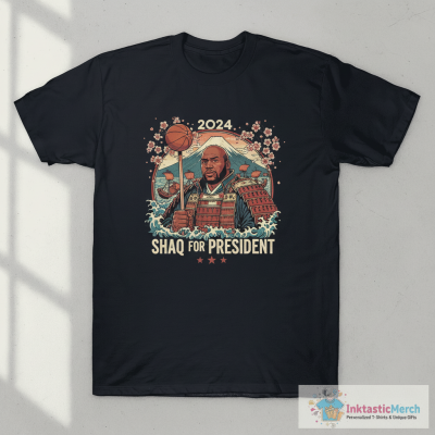 Shaquille O’Neal 2024 Shaq For President T-Shirt
