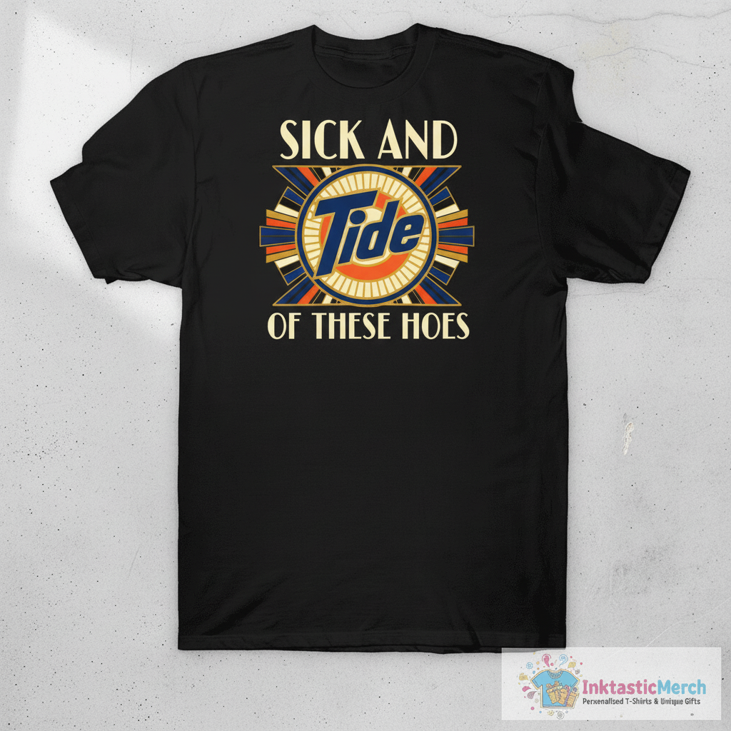 Sick and Tide of these hoes shirt 1 Sick and Tide of these hoes shirt