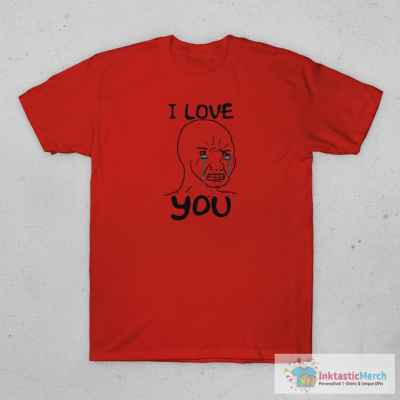 Simp i love you funny crying wojak meme shirt