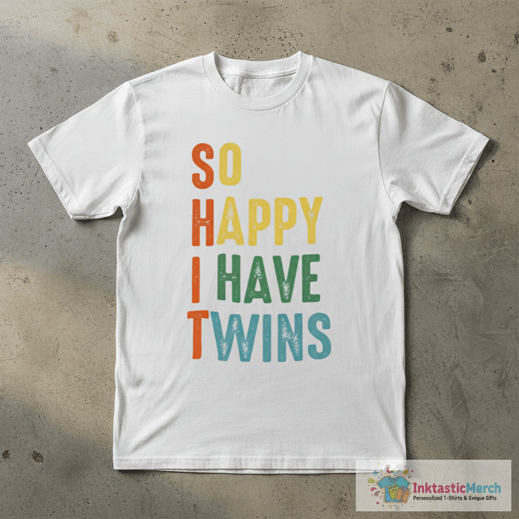 So Happy I Have Twins Shirt 1 So Happy I Have Twins Shirt