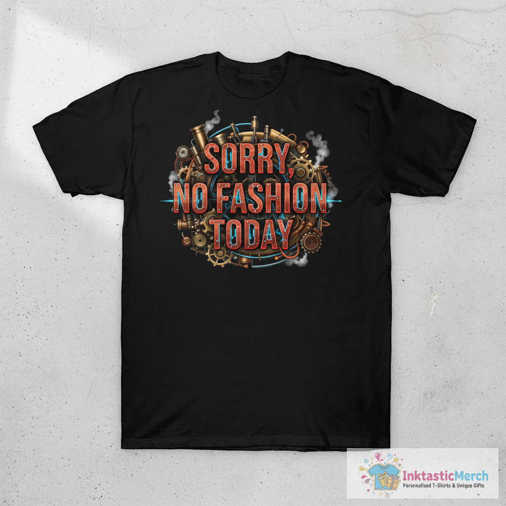 Sorry No Fashion Today T-Shirt 1 Sorry No Fashion Today T-Shirt