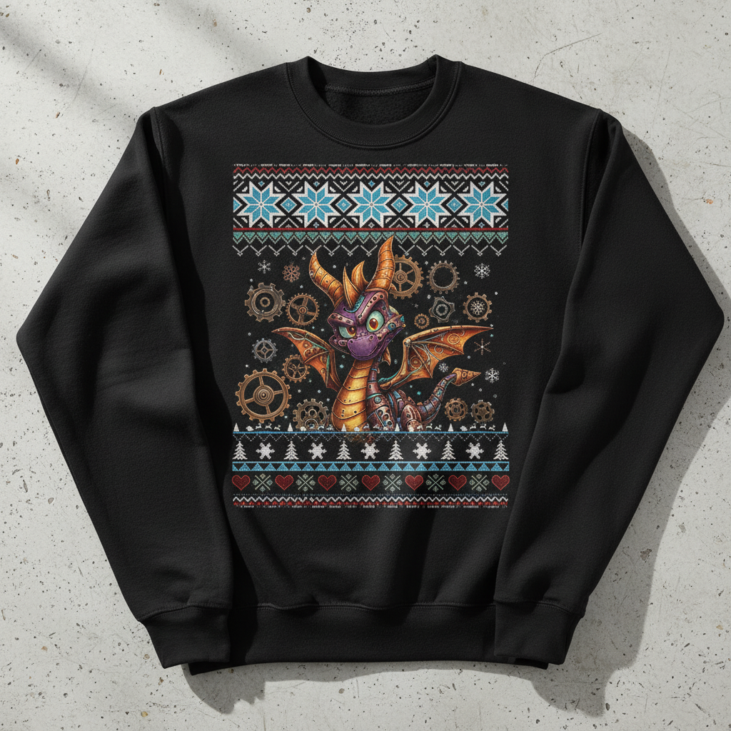 Spyro Christmas sweater 1 Spyro Christmas sweater
