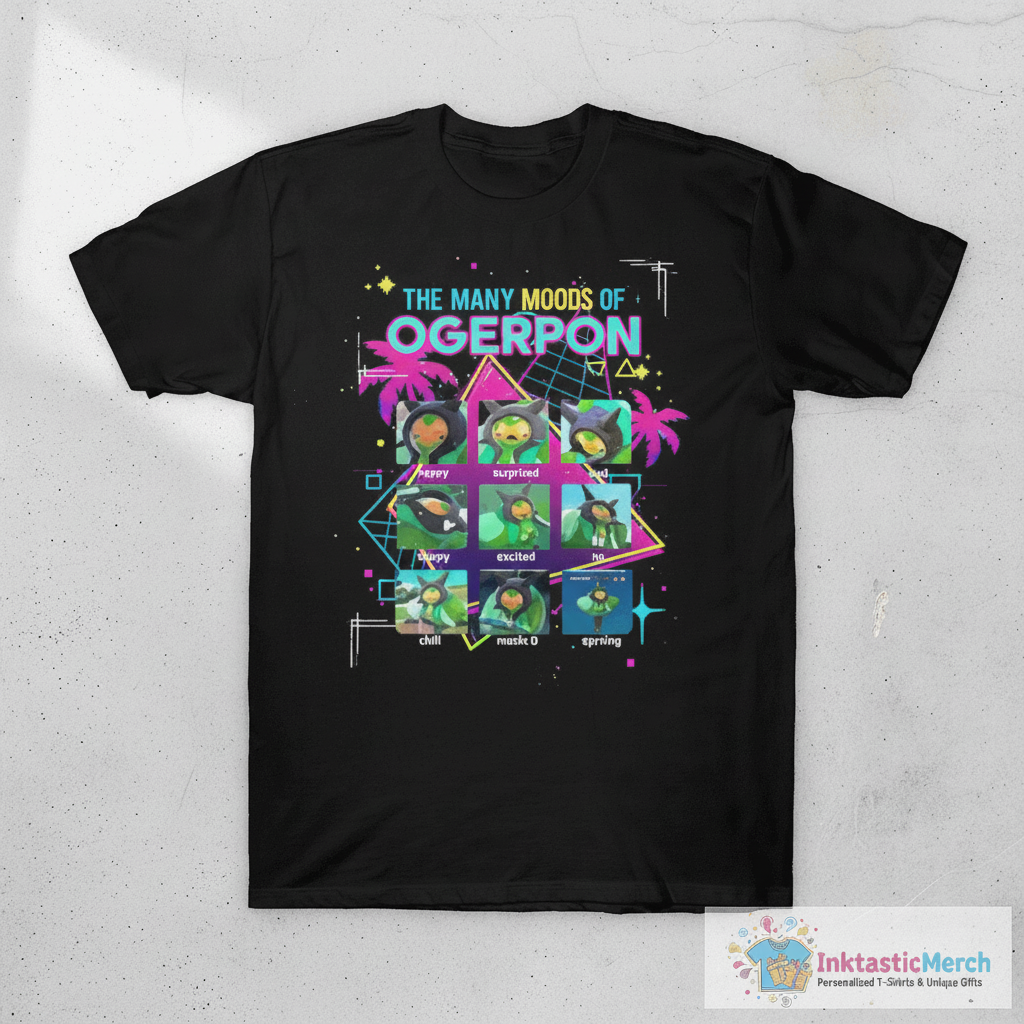 The Many Moods Of Ogerpon T-Shirt 1 The Many Moods Of Ogerpon T-Shirt