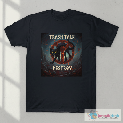 Trash Talk Destroy Cat T-Shirt