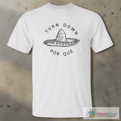 Turn down por que shirt
