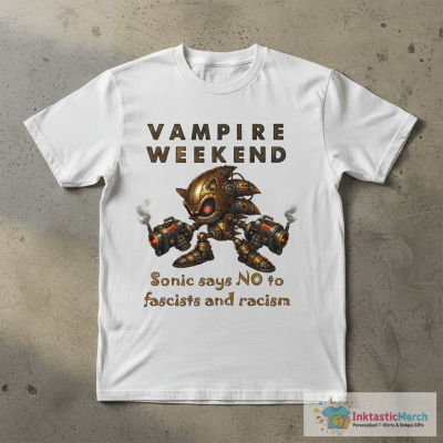 Vampire Weekend Sonic Says No To Fascists And Racism T-Shirt
