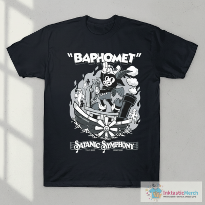 Vintage Cartoon Baphomet - Steamboat Baphy - Occult - Satanic Symphony T-Shirt