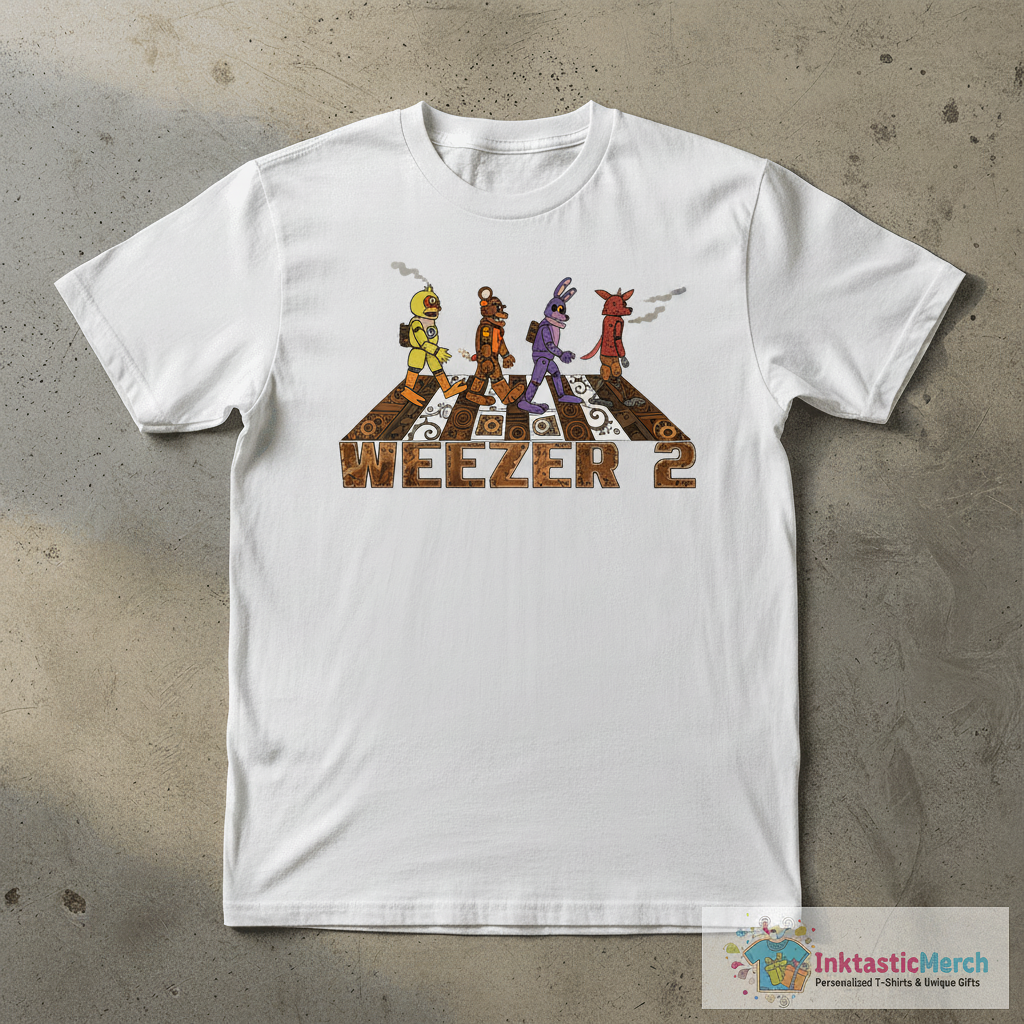 Weezer 2 Fnaf Animatronics Shirt 1 Weezer 2 Fnaf Animatronics Shirt