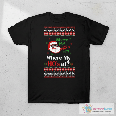 Where My HO’s at Santa Claus Christmas Sweater