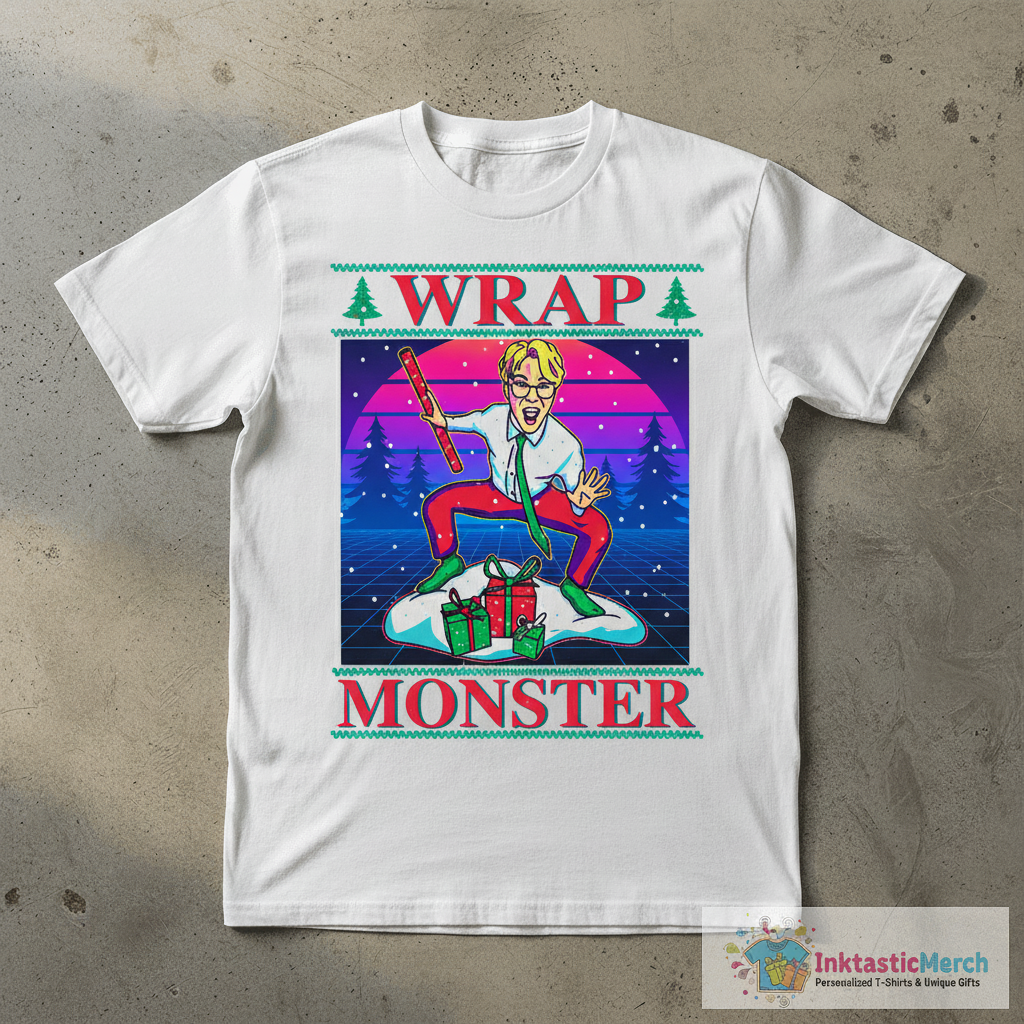 Wrap Monster Kpop Christmas sweater 1 Wrap Monster Kpop Christmas sweater