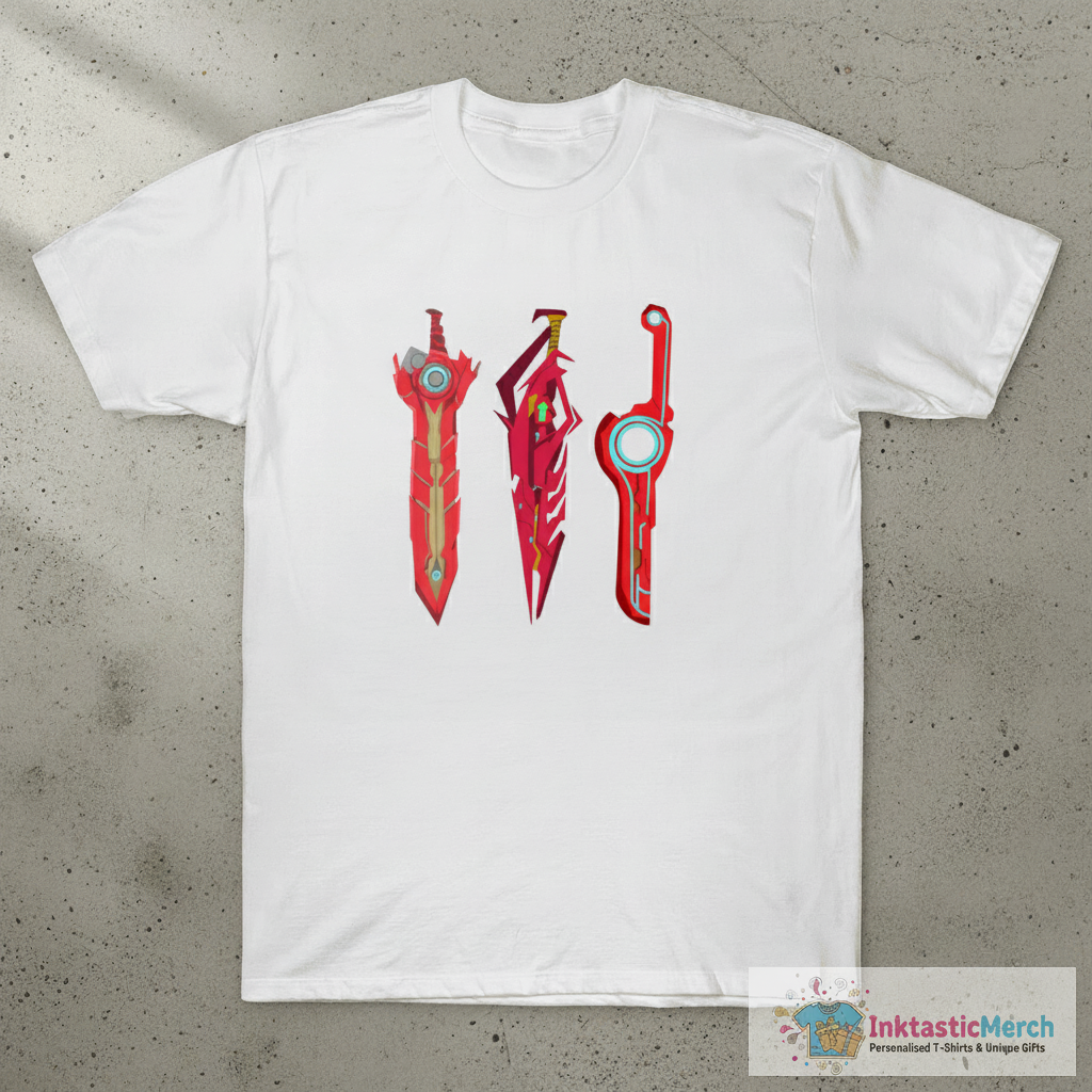 XenoBlade swords T-Shirt 1 XenoBlade swords T-Shirt