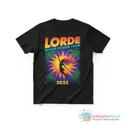 2022 Lorde Solar Power Tour vintage shirt - High Quality Printed T-Shirt