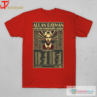 Allan Rayman Live In Concert Tour 2025 Dates T-shirts