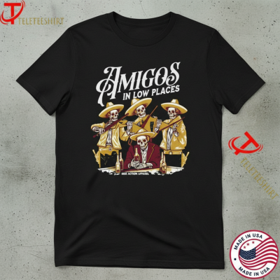 Amigos In Low Places Skeleton T-shirts