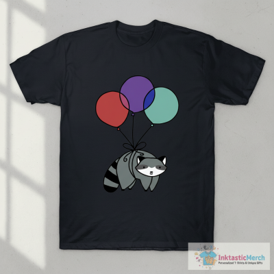 Balloon Raccoon T-Shirt