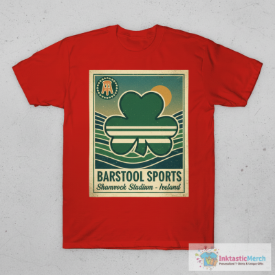 Barstool Sports Shamrock Stripes St Patrick’s Day T-shirts