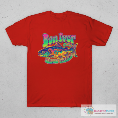 Bon Iver Salmon Fish T-shirts