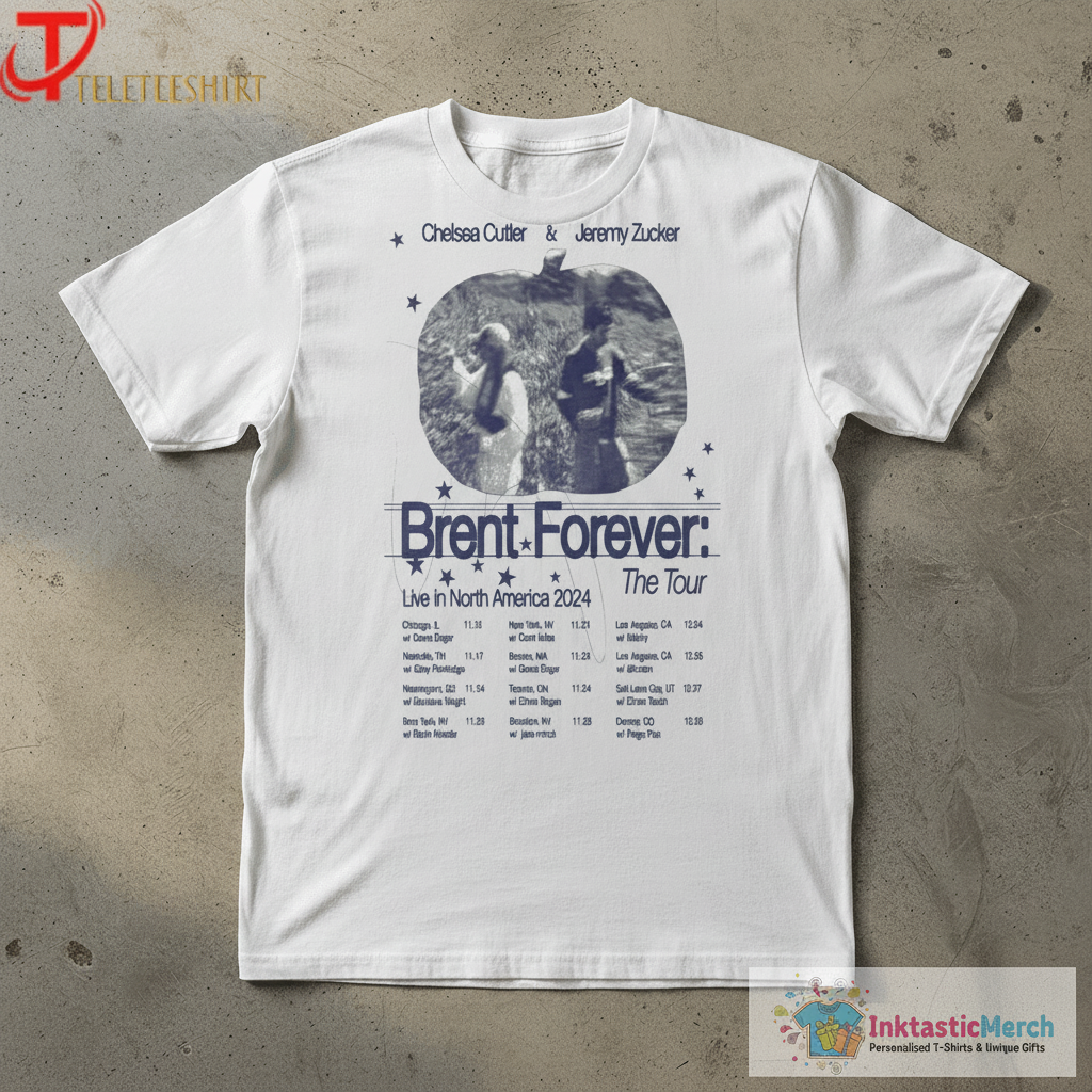 Brent Forever North America 2024 Chelsea Cutler & Jeremy Zucker T-Shirts 1 Brent Forever North America 2024 Chelsea Cutler & Jeremy Zucker T-Shirts