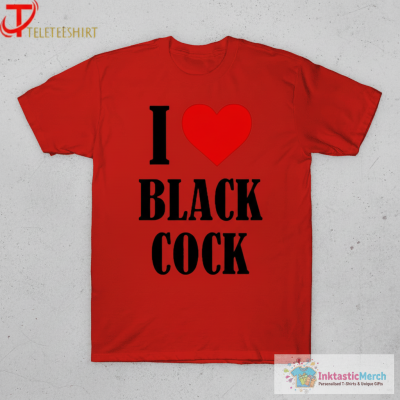Bryce Hall Wearing I Love Black Cock T-shirts