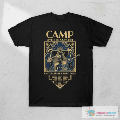 Caamp Live And In Concert United States Tour 2025 T-shirts