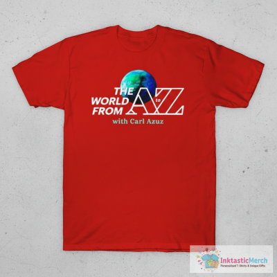Carl Azuz The World From To AZ Logo T-shirts