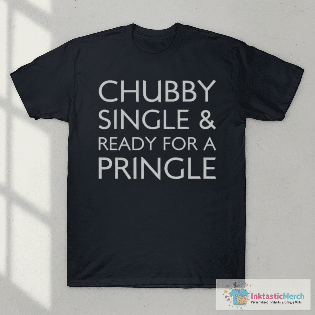 Chubby Single & Ready for A Pringle T-Shirt 1 Chubby Single & Ready for A Pringle T-Shirt