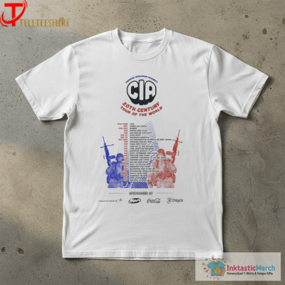 Comrade Workwear CIA World Tour 20TH Century Tour Of The World T-shirts