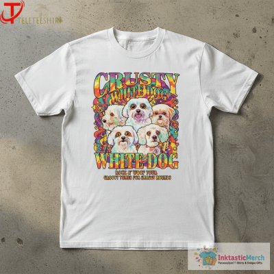 Crusty White Dog T-shirts