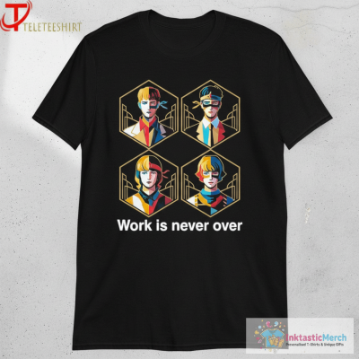 Daft Punk Crescendolls Work Is Never Over T-shirts