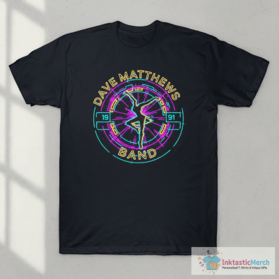 Dave Matthews Band Warped Fire Dancer Logo 1991 T-shirts