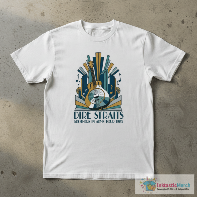 Dire Straits Brothers In Arms Live In 85 Tour T-shirts