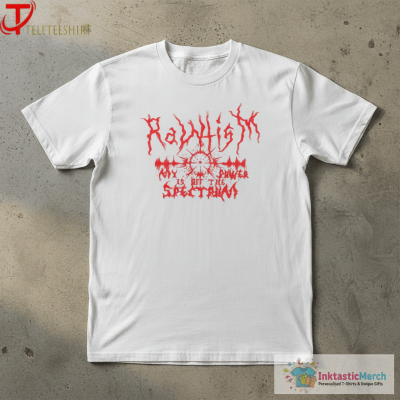 Dom Mazzetti Rawtism Power off The Spectront Fitted T-shirts