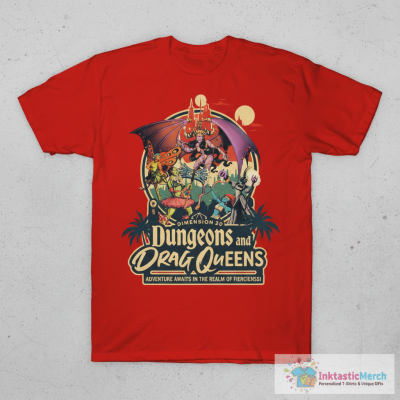 Dungeons And Drag Queens Dimension 20 T-Shirts