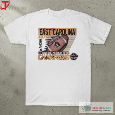 ECU Pirates 2024 Go Bowling Military Bowl Champions T-Shirts
