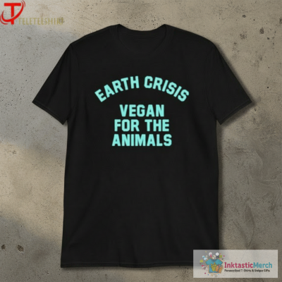 Earth Crisis Vegan For The Animals T-shirts