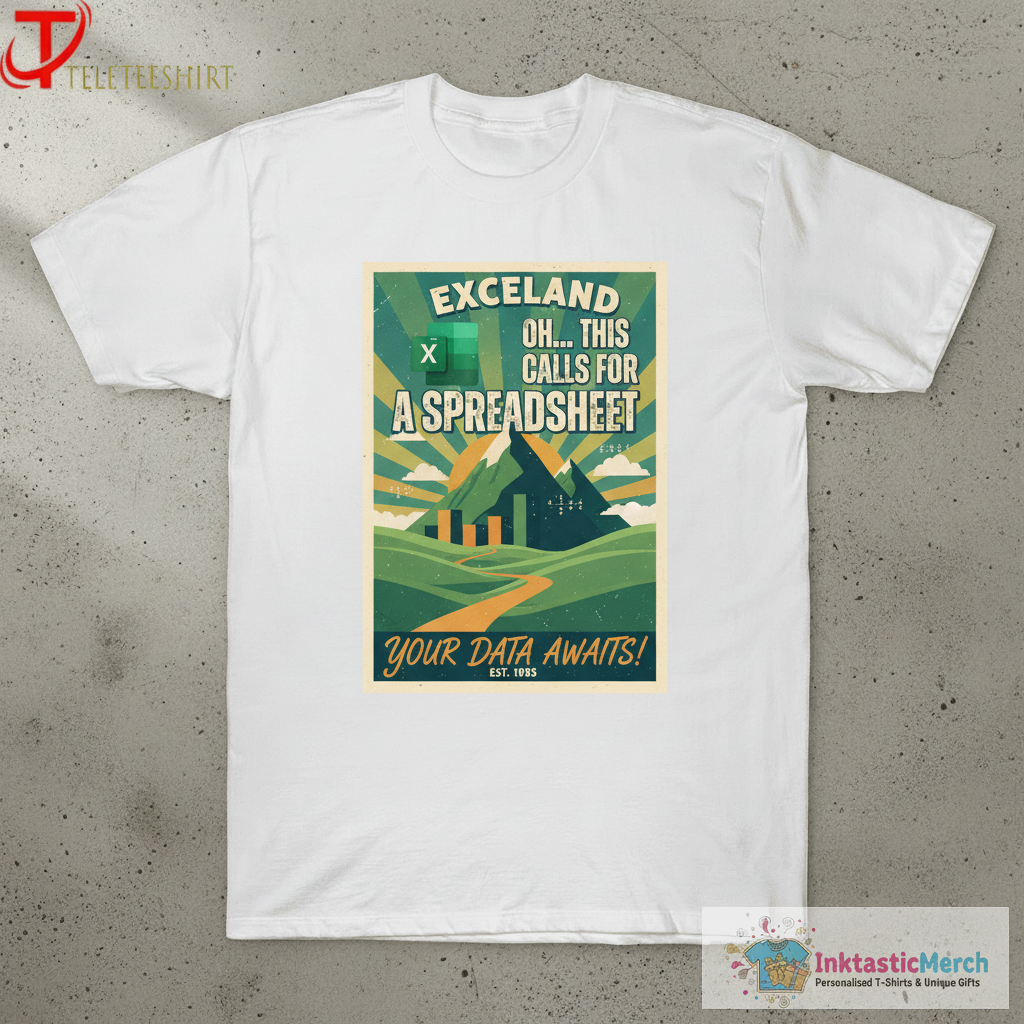 Excel Oh This Calls For A Spreadsheet T-shirts 1 Excel Oh This Calls For A Spreadsheet T-shirts