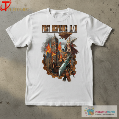 First Responder IX XI 9 11 Final Fantasy T-shirts
