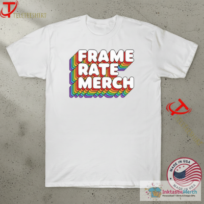 Frame Rate Merch Rainbow T-Shirts