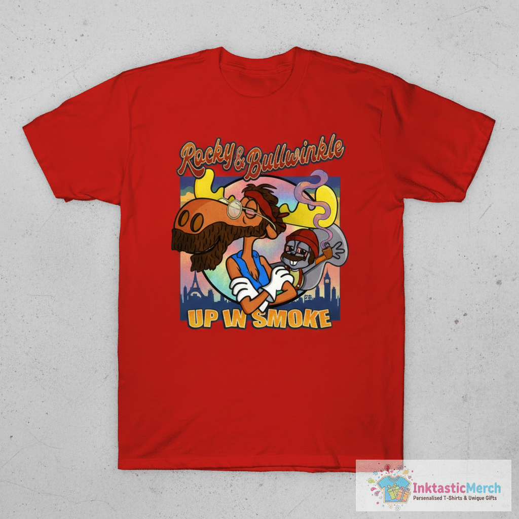 Funny Retro Up In Smoke design T-Shirt 1 Funny Retro Up In Smoke design T-Shirt