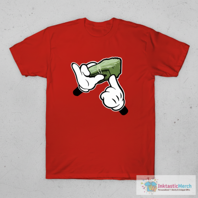 Get Money! Cartoon Hands T-Shirt